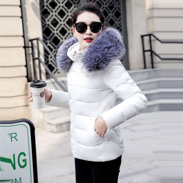winter women cotton coat new fashion slim fit short white jacket female hooded down coat big fur collar warm outwear plus size, Black;brown
winter women cotton coat new fashion slim fit short white jacket female hooded down coat big fur collar warm outwear plus size, Black;brown