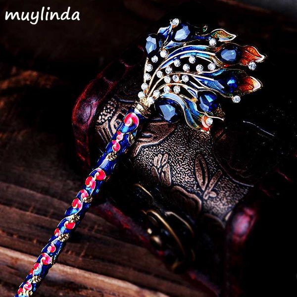 muylinda enamel hairpin sticks for women vintage crystal hair pins jewelry banquest hair accessories, Golden;white
muylinda enamel hairpin sticks for women vintage crystal hair pins jewelry banquest hair accessories, Golden;white