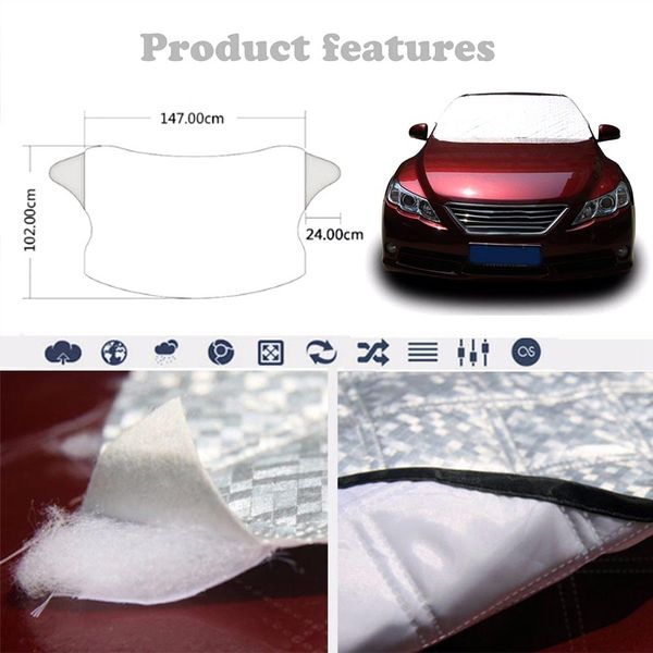 car front windshield snow cover frost sun shade protector shield universal pvc td326
car front windshield snow cover frost sun shade protector shield universal pvc td326