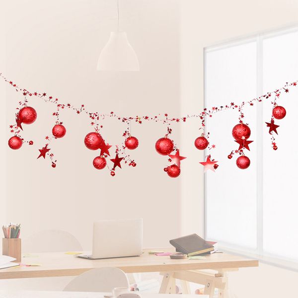 2m christmas colorful ball bell garland holiday snowflakes string star hanging ornaments party for home mall l decors new
2m christmas colorful ball bell garland holiday snowflakes string star hanging ornaments party for home mall l decors new