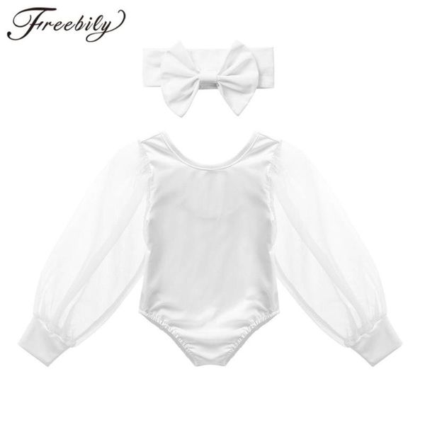 toddler newborn baby girls one piece tulle long puff sleeves leotard bodysuit with headband outfit baby home wear infant romper
toddler newborn baby girls one piece tulle long puff sleeves leotard bodysuit with headband outfit baby home wear infant romper