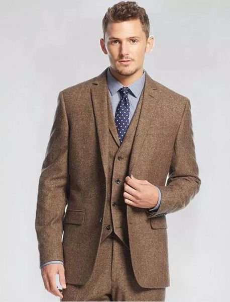 autumn winter style brown tweed groom tuxedos notch lapel two button popular men wedding dress men 3 piece suit(jacket+pants+tie+vest) 1000, Black;gray
autumn winter style brown tweed groom tuxedos notch lapel two button popular men wedding dress men 3 piece suit(jacket+pants+tie+vest) 1000, Black;gray