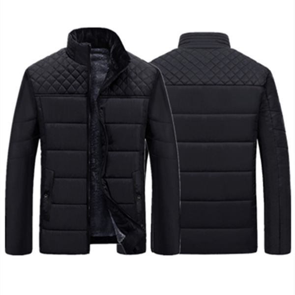 2019 men's new winter coat collar short cotton-padded clothes with thick collars cotton-padded clothes, Black
2019 men's new winter coat collar short cotton-padded clothes with thick collars cotton-padded clothes, Black