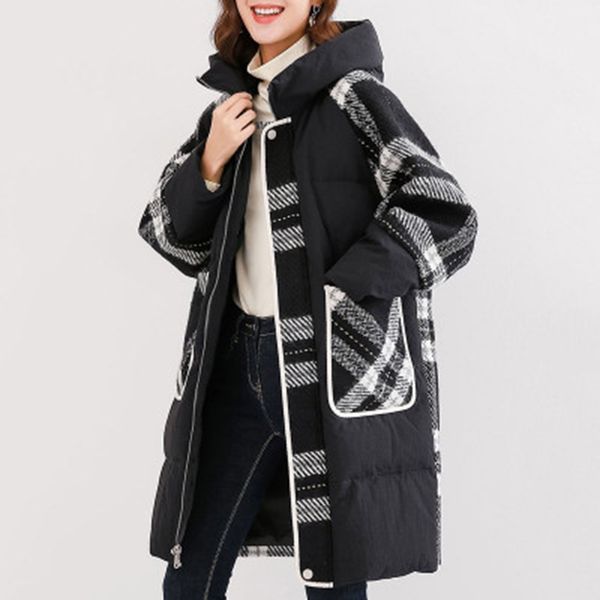 causal hooded ladies coat long coats parka oversize colour jacket mid-long women winter thick jacket women winter, Black
causal hooded ladies coat long coats parka oversize colour jacket mid-long women winter thick jacket women winter, Black