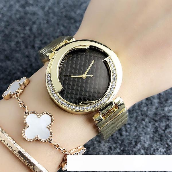 brand quartz wrist watch for women girl crystal style metal steel band watches g31, Slivery;brown
brand quartz wrist watch for women girl crystal style metal steel band watches g31, Slivery;brown