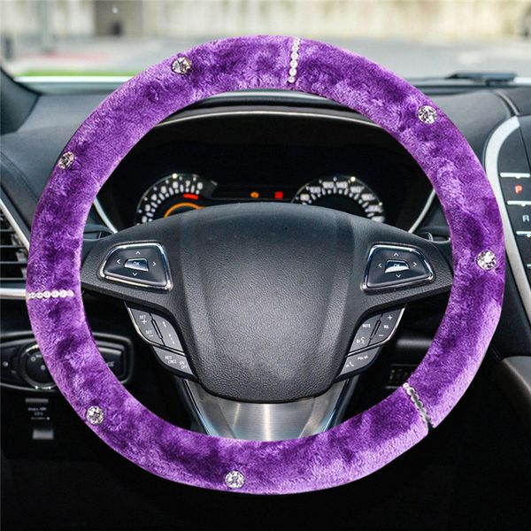 kongyide car steering wheel cover diamond short plush female car accessories 38cm 15inch universal zax8026 dropship mar12
kongyide car steering wheel cover diamond short plush female car accessories 38cm 15inch universal zax8026 dropship mar12