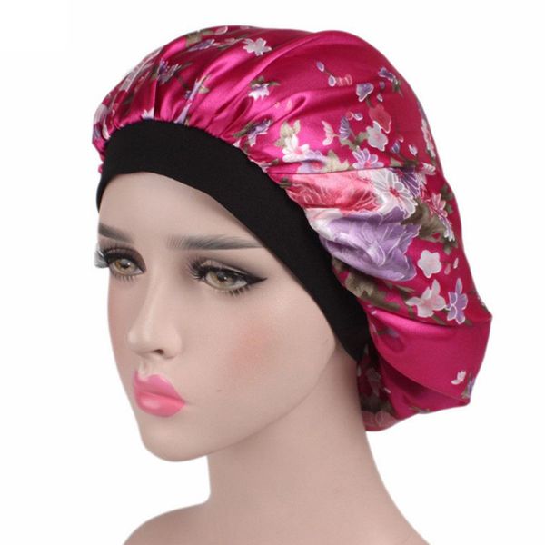 women ladies beanies silk floral night cap sleep satin silk hat hair head cover wide elastic bonnet band miexm, White;black
women ladies beanies silk floral night cap sleep satin silk hat hair head cover wide elastic bonnet band miexm, White;black
