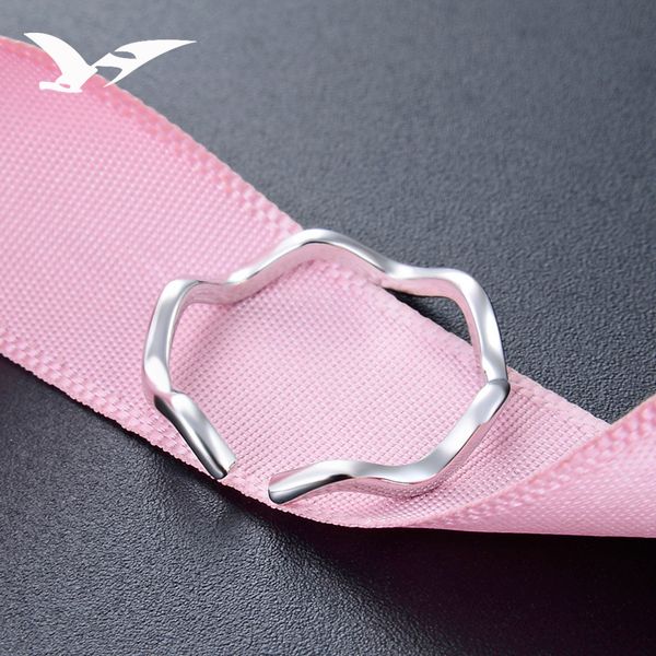 New S925 Sterling Silver Open ring adjustable ring for women of Japan and South Korea
New S925 Sterling Silver Open ring adjustable ring for women of Japan and South Korea
