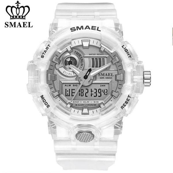 SMAEL Спортивные часы Мужчины Водонепроницаемый Top Brand цифровые часы качества пласт
SMAEL Спортивные часы Мужчины Водонепроницаемый Top Brand цифровые часы качества пласт