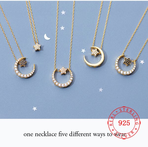 wholesale bulk produce 925 sterling silver fashion jewelry zircon crescent moon star pendant necklace for women
wholesale bulk produce 925 sterling silver fashion jewelry zircon crescent moon star pendant necklace for women