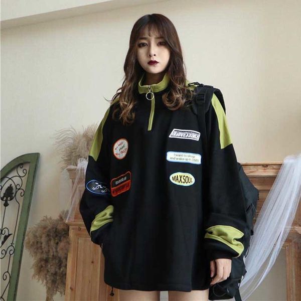 nicemix casual winter pullover sweatshirts women zipper oversized hoodie streetwear ladies white turtleneck loose hoodie fe, Black
nicemix casual winter pullover sweatshirts women zipper oversized hoodie streetwear ladies white turtleneck loose hoodie fe, Black