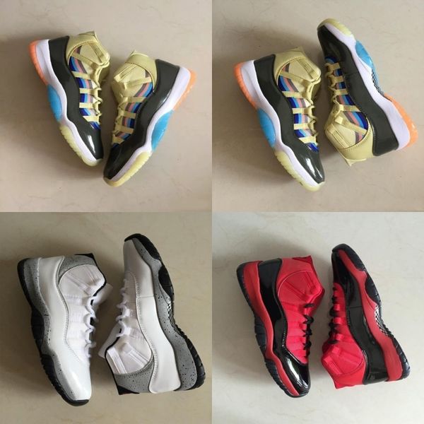 new 11 high basketball shoes mens outdoor sports shoes red black white rainbow chicago designer shoes 11s athletic sneakers large size 40-47
new 11 high basketball shoes mens outdoor sports shoes red black white rainbow chicago designer shoes 11s athletic sneakers large size 40-47