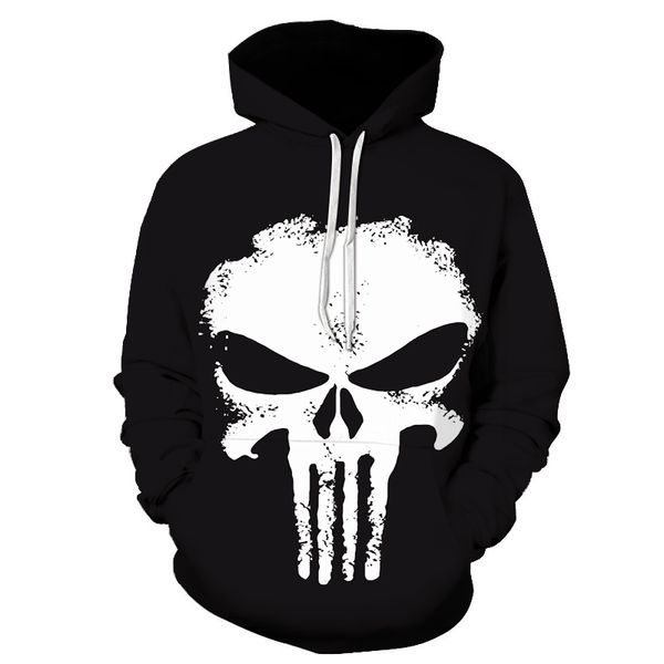 punisher hoodies women men 3d sweatshirts pullover novelty tracksuit fashion hooded streetwear autumn casual jacket, Black
punisher hoodies women men 3d sweatshirts pullover novelty tracksuit fashion hooded streetwear autumn casual jacket, Black