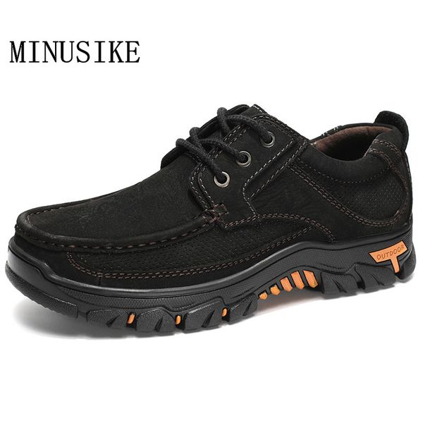 genuine leather outdoor shoes men breathable hiking shoes mountain climbing trekking men big size walking sneakers, Black
genuine leather outdoor shoes men breathable hiking shoes mountain climbing trekking men big size walking sneakers, Black