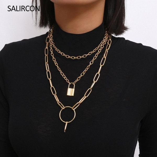 salircon steampunk lock necklace for women men multi layer cuban link chain chunky necklace choker vintage statement jewelry, Silver
salircon steampunk lock necklace for women men multi layer cuban link chain chunky necklace choker vintage statement jewelry, Silver