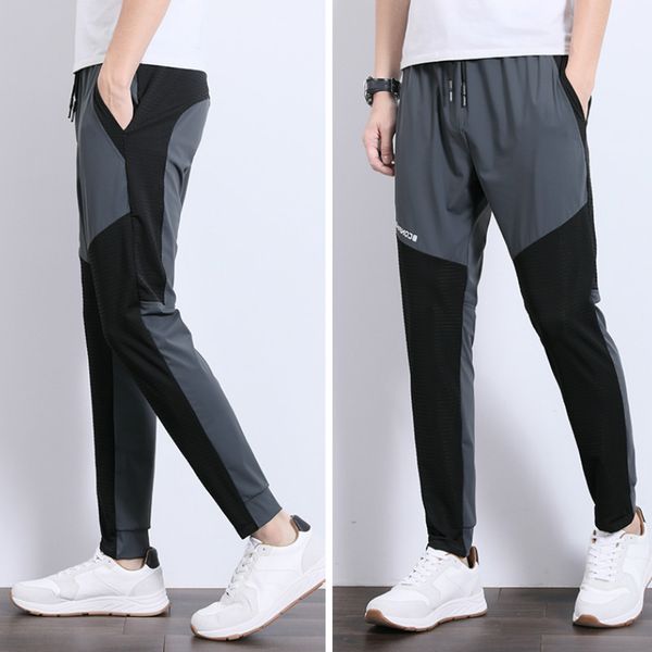 men's casual pants summer ultra-thin viscose fiber air conditioning loose mesh breathable sports quick dry capri-pants men, Black
men's casual pants summer ultra-thin viscose fiber air conditioning loose mesh breathable sports quick dry capri-pants men, Black