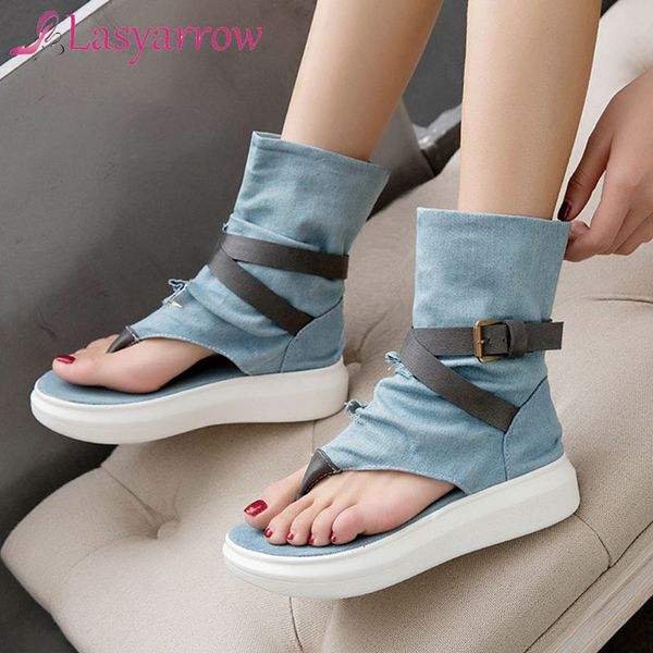 dress shoes lasyarrow 2021 fashion denim mixed color summer sansals round toe flats casual woman sandals women sandalia feminina, Black
dress shoes lasyarrow 2021 fashion denim mixed color summer sansals round toe flats casual woman sandals women sandalia feminina, Black