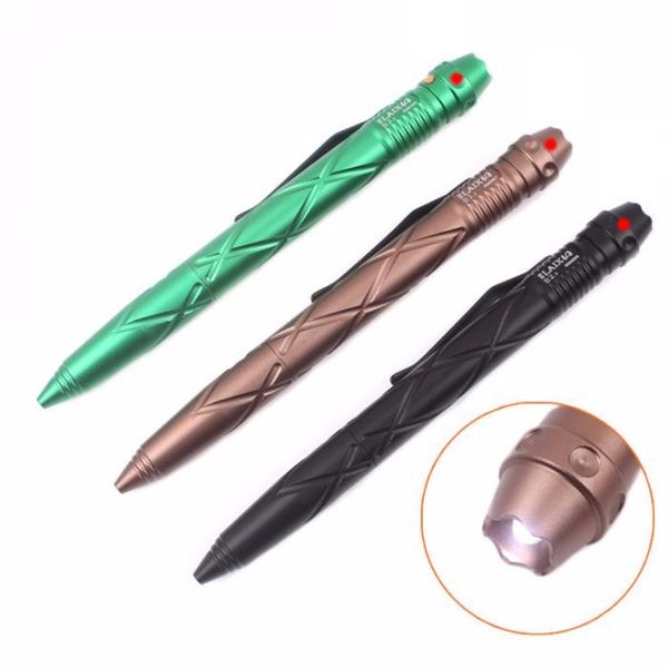 cdt 1pc ap009 women security defense tactical pen pencil high brightness led lights edc portable air aluminum alloy auto escape, Silver
cdt 1pc ap009 women security defense tactical pen pencil high brightness led lights edc portable air aluminum alloy auto escape, Silver