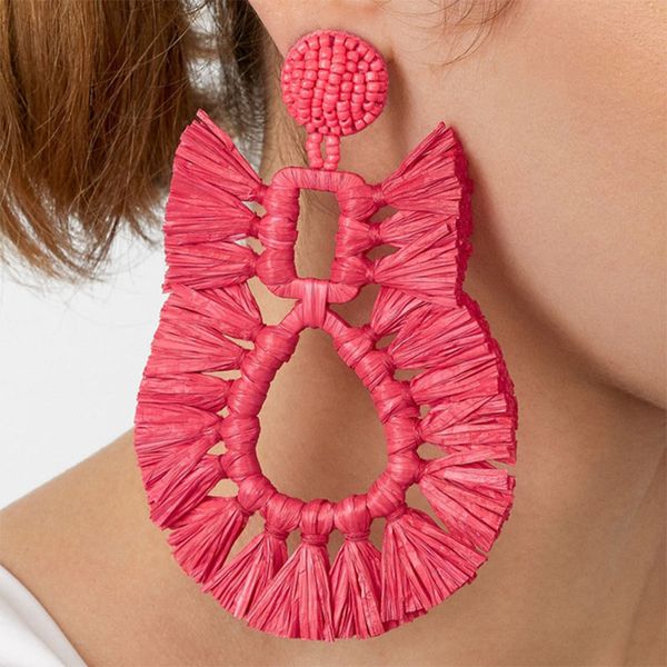 just feel new trendy raffia fringed earrings for women boho tassel handmade beads dangle drop earrings trendy wedding jewelry, Silver
just feel new trendy raffia fringed earrings for women boho tassel handmade beads dangle drop earrings trendy wedding jewelry, Silver