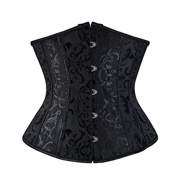 satin underbust corset jacquard floral corsets women plus size 6xl push up waist slimming cincher bustier boned corselet, Black;white
satin underbust corset jacquard floral corsets women plus size 6xl push up waist slimming cincher bustier boned corselet, Black;white