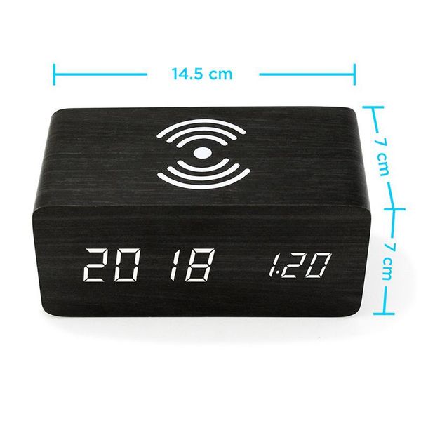 wooden alarm clock with qi wireless charging pad compatible with for iphone samsung wood led digital clock sound control functio
wooden alarm clock with qi wireless charging pad compatible with for iphone samsung wood led digital clock sound control functio