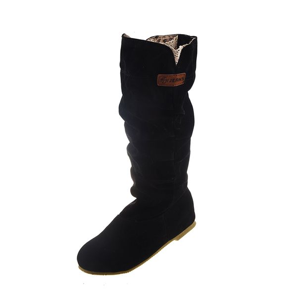 new fashion mid wide calf slouchy casual knee high boots black 38
new fashion mid wide calf slouchy casual knee high boots black 38