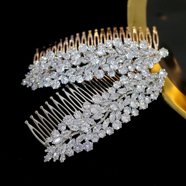 fashion wedding hair comb zirconia bridal wedding accessories ladies crystal headband hair accessories bride, Silver
fashion wedding hair comb zirconia bridal wedding accessories ladies crystal headband hair accessories bride, Silver