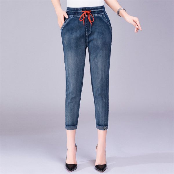 mom jeans blue plus size elastic slim jeans 2019 new spring summer korean casual mid-aged women pants chic clothing cx679
mom jeans blue plus size elastic slim jeans 2019 new spring summer korean casual mid-aged women pants chic clothing cx679
