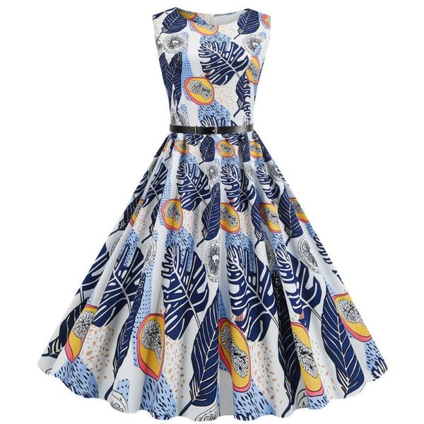 vintage print pleated dress women sashes o-neck dresses female summer sleeveless dress women vestidos de verano#z30, Black;gray
vintage print pleated dress women sashes o-neck dresses female summer sleeveless dress women vestidos de verano#z30, Black;gray