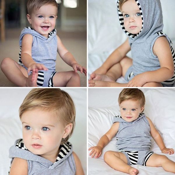 2019 new summer casual kid toddler baby boy sleeveless gray clothes hoodie striped short pant cute kid 2pcs outfit set, Pink;blue
2019 new summer casual kid toddler baby boy sleeveless gray clothes hoodie striped short pant cute kid 2pcs outfit set, Pink;blue