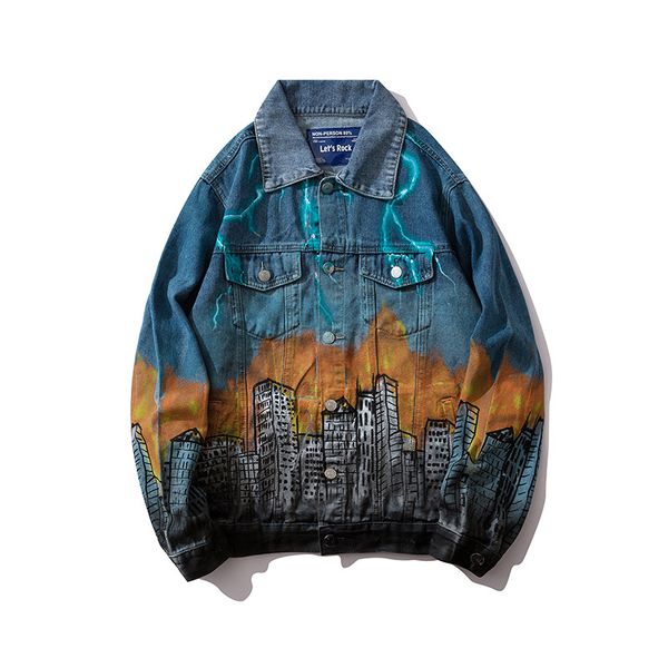 unique mens designer printed denim jackets ripped fashion slim fit streetwear motorcycle biker epaulet blue jeans jacket coat yp3396, Black;brown
unique mens designer printed denim jackets ripped fashion slim fit streetwear motorcycle biker epaulet blue jeans jacket coat yp3396, Black;brown