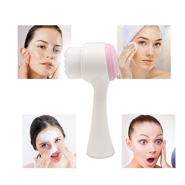 double sides multifunctional silicone facial cleansing brush portable size 3d face cleaning massage tool facial brush
double sides multifunctional silicone facial cleansing brush portable size 3d face cleaning massage tool facial brush