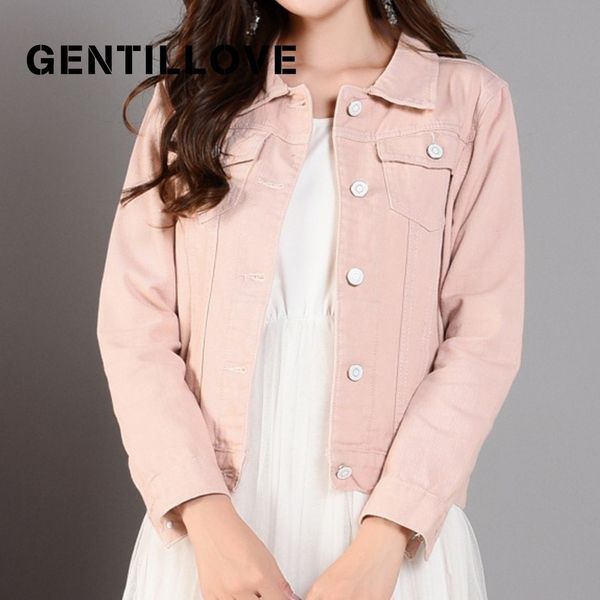 gentillove women 2019 new fashion denim jackets autumn casual long sleeve basic short jean jacket vintage korean harajuku coats, Black;brown
gentillove women 2019 new fashion denim jackets autumn casual long sleeve basic short jean jacket vintage korean harajuku coats, Black;brown