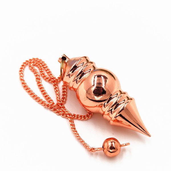 new pure copper pendant metal spirit pendulum solid standard spirit divination psychic media novice pendulum hypnosis divination, Silver
new pure copper pendant metal spirit pendulum solid standard spirit divination psychic media novice pendulum hypnosis divination, Silver