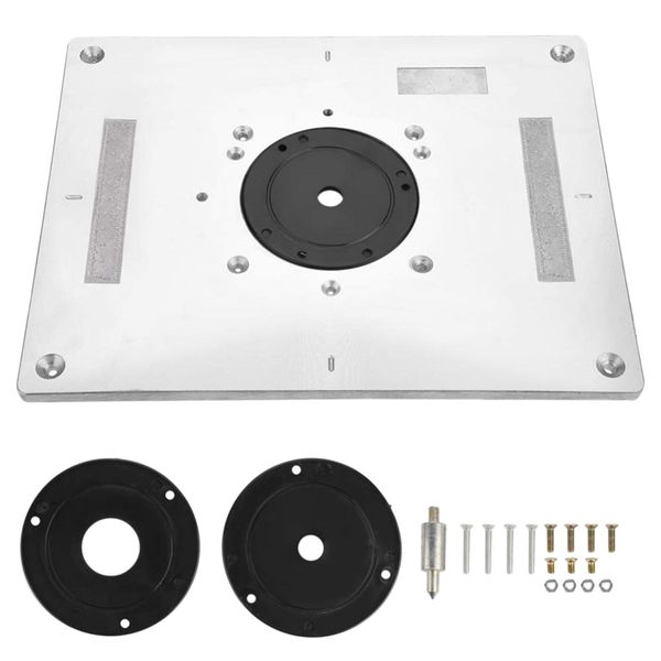 multi-functional aluminum router table insert plate trimmer engraving machine woodworking bench router plate
multi-functional aluminum router table insert plate trimmer engraving machine woodworking bench router plate