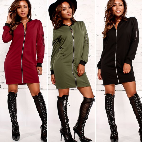 2019 women jacket long coat women zipper baseball jackets basic for chaquetas mujer bomber coat fashion streetwear, Black;brown
2019 women jacket long coat women zipper baseball jackets basic for chaquetas mujer bomber coat fashion streetwear, Black;brown
