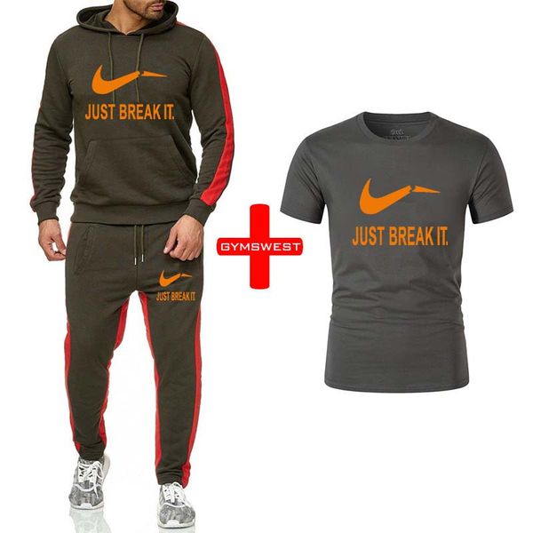 2019new марка tracksuit мужчин термобелье мужчин спортивная одежда наборы флис толстые балахон + брюки + tshirts спортивные костюмы malechan, Gray
2019new марка tracksuit мужчин термобелье мужчин спортивная одежда наборы флис толстые балахон + брюки + tshirts спортивные костюмы malechan, Gray