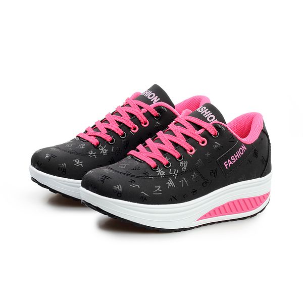 2019 autumn new for outdoor women's shoes increased walking shoes women lace-up sport waterproof women walking, Black
2019 autumn new for outdoor women's shoes increased walking shoes women lace-up sport waterproof women walking, Black