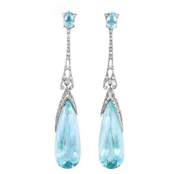 highly qualified jewelry supplier simple atmospheric drop earrings wild sky blue crystal earrings female fashion jewelry, Golden;silver
highly qualified jewelry supplier simple atmospheric drop earrings wild sky blue crystal earrings female fashion jewelry, Golden;silver