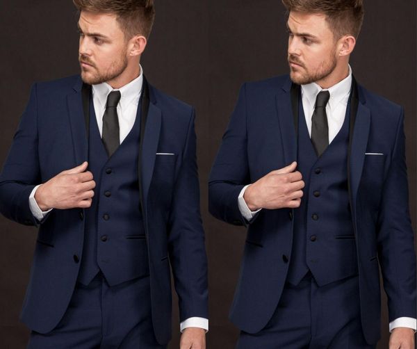 2020 groom tuxedos navy blue groomsmen notch lapel man suit/bridegroom/wedding/prom/dinner suits (jacket+pants+vest, Black;gray
2020 groom tuxedos navy blue groomsmen notch lapel man suit/bridegroom/wedding/prom/dinner suits (jacket+pants+vest, Black;gray