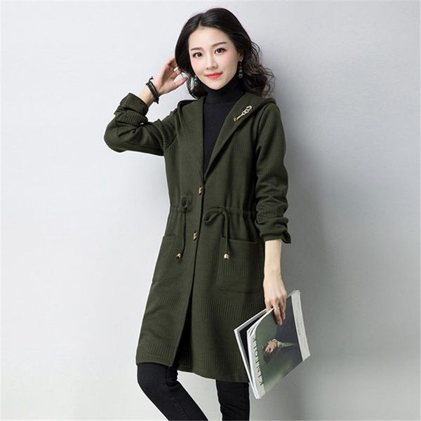 autumn sweater coat female loose long large size 5xl knitwear hooded casual slim fashion knit cardigan for women jackets f2063
autumn sweater coat female loose long large size 5xl knitwear hooded casual slim fashion knit cardigan for women jackets f2063