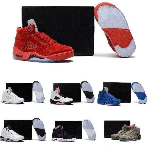 children 5 basketball shoes for boys girls og black 5s olympic metallic gold white cement youth sports sneakers kids size eu28-35
children 5 basketball shoes for boys girls og black 5s olympic metallic gold white cement youth sports sneakers kids size eu28-35