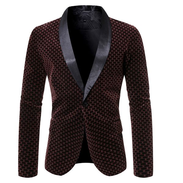 mens one button shawl collar velvet blazer men brand slim fit casual suit jacket blazers mens business office costume homme 3xl, White;black
mens one button shawl collar velvet blazer men brand slim fit casual suit jacket blazers mens business office costume homme 3xl, White;black