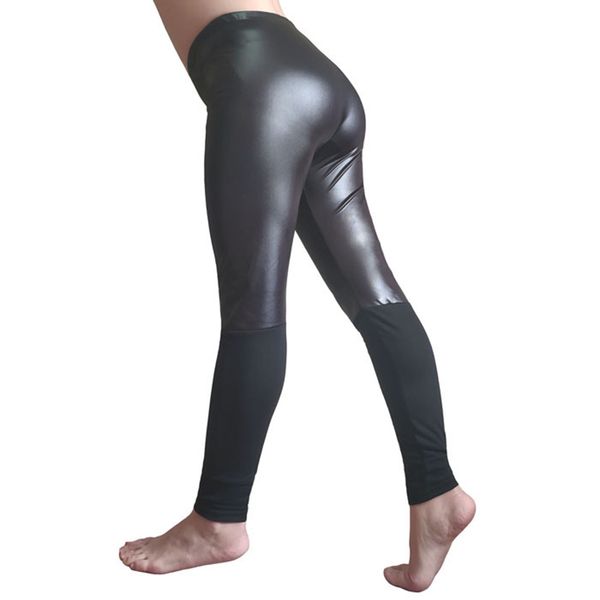 autumn & winter women's pu leather trousers stitching sports cropped pants thick warm, Black
autumn & winter women's pu leather trousers stitching sports cropped pants thick warm, Black