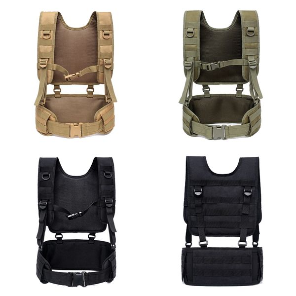 molle tactical chest rig vest hunting accessories radio harness combat belt outdoor paintball army equipment, Camo;black
molle tactical chest rig vest hunting accessories radio harness combat belt outdoor paintball army equipment, Camo;black