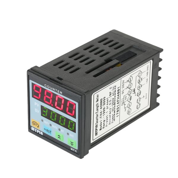 mypin 90-260v ac/dc preset 4 digital counter multi-purpose length counter intelligent length meter machine relay output pnp npn
mypin 90-260v ac/dc preset 4 digital counter multi-purpose length counter intelligent length meter machine relay output pnp npn
