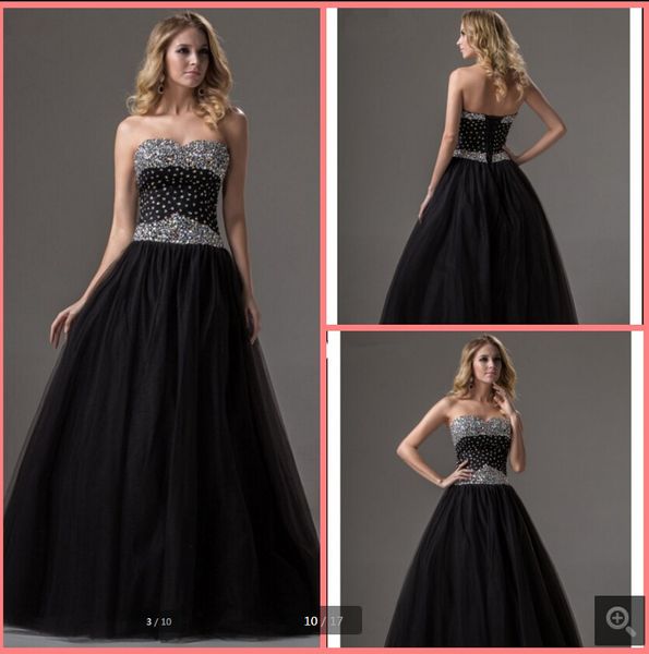vestido de festa 2019 a line black heavily beading crystals prom dresses strapless
vestido de festa 2019 a line black heavily beading crystals prom dresses strapless
