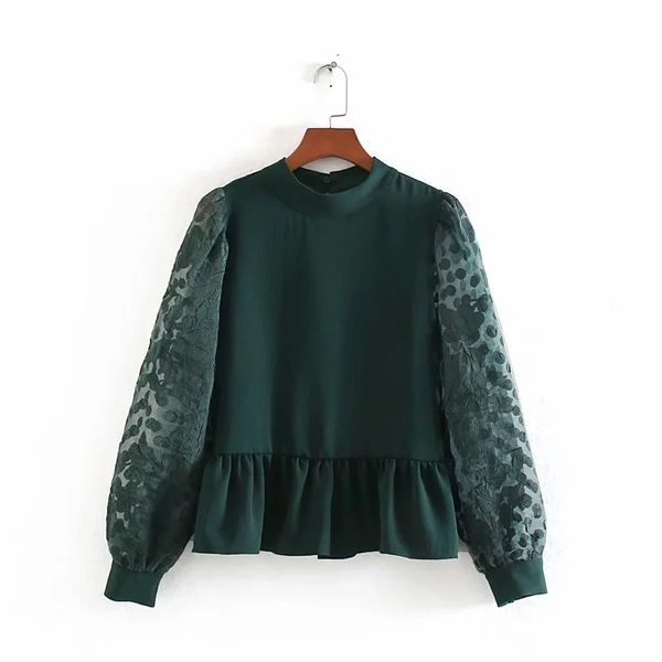 organza long sleeve splicing women shirts loose smock 2019 autumn leisure lady stand collar blouses s6756, White
organza long sleeve splicing women shirts loose smock 2019 autumn leisure lady stand collar blouses s6756, White