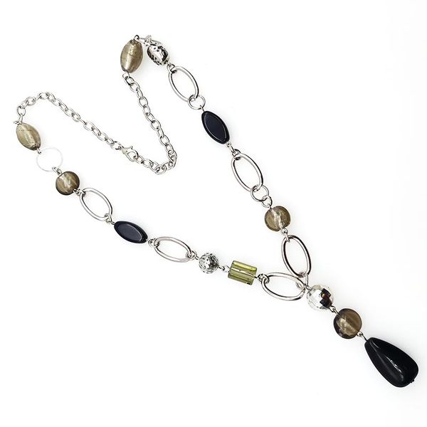 totabc fashion handmade trendy women acrylic beads chain necklaces bijoux for girl pendant link chain necklace jewelry, Silver
totabc fashion handmade trendy women acrylic beads chain necklaces bijoux for girl pendant link chain necklace jewelry, Silver