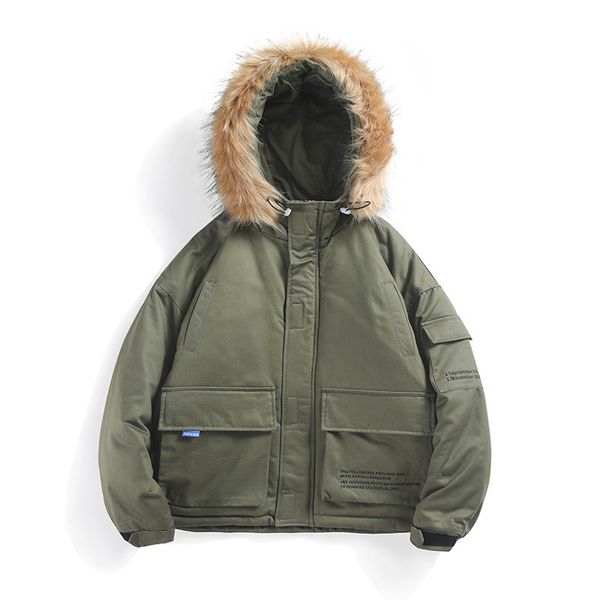 aboorun mens winter fur collar parkas multi pockets cargo thicken jacket oversized casual jacket and coat male r2650, Black
aboorun mens winter fur collar parkas multi pockets cargo thicken jacket oversized casual jacket and coat male r2650, Black